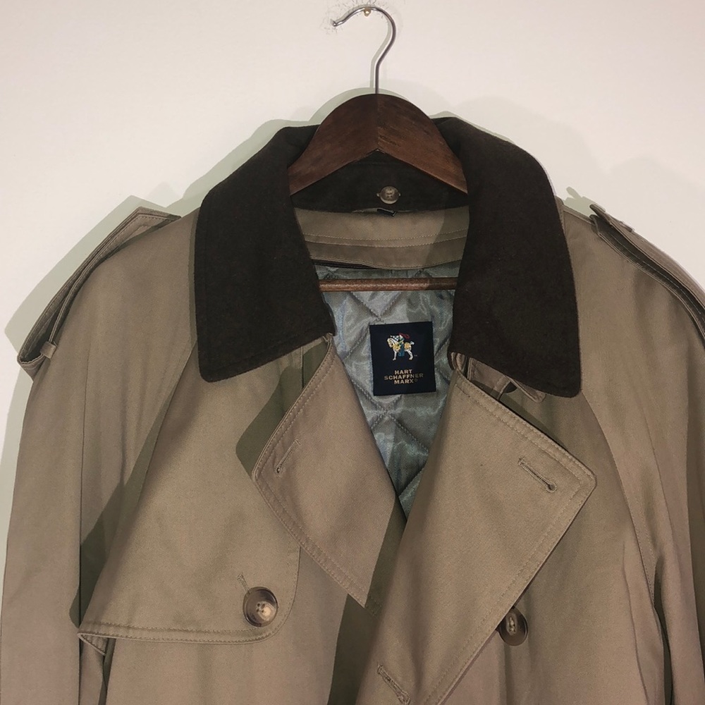 Hart Schaffner Marx Trench Coat. - Picture 3 of 8